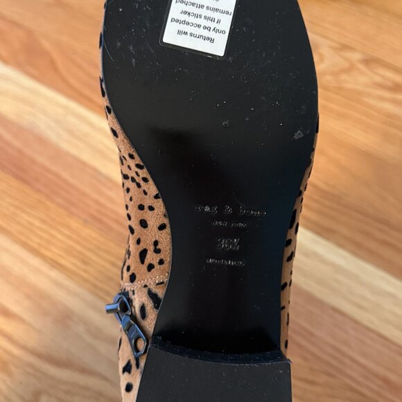 Rag & Bone Suede Animal Print Boots Women's Size: 6 | IT 36.5 - Picture 2 of 4